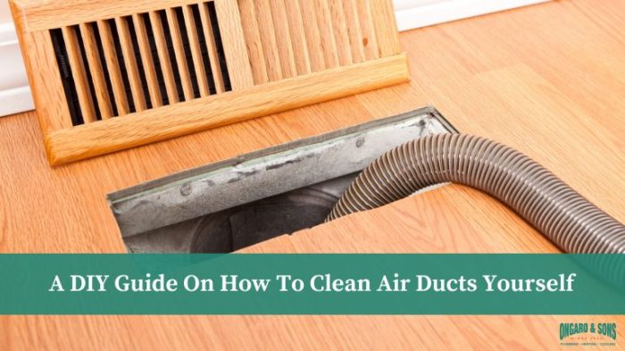 Duct ducts Guide to cleaning AC ducts
