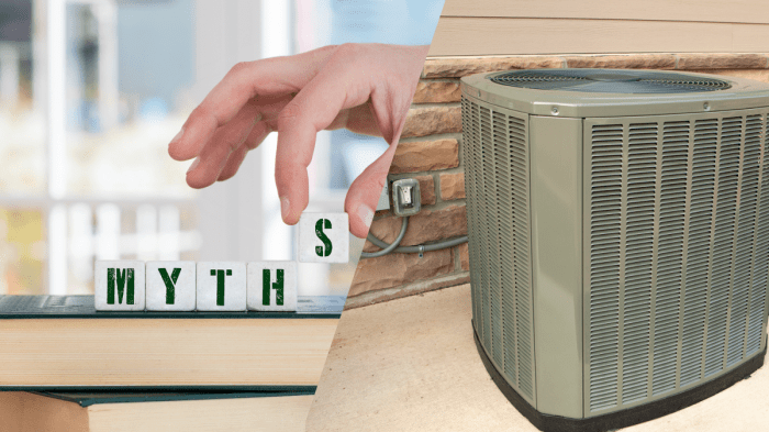 Common myths about air conditioner maintenance