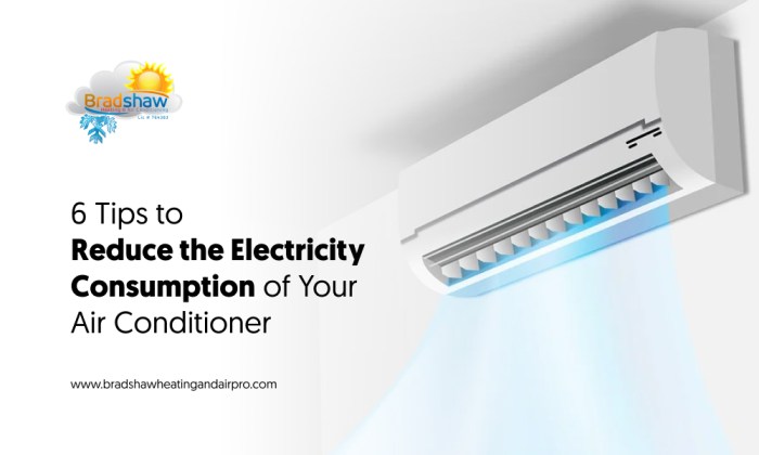 How to reduce AC energy consumption