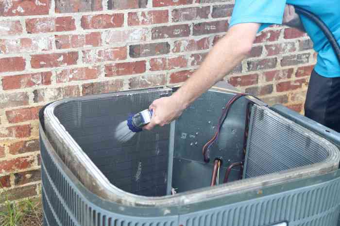 Guide to cleaning AC outdoor unit coils