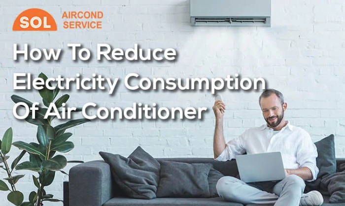 How to reduce AC energy consumption