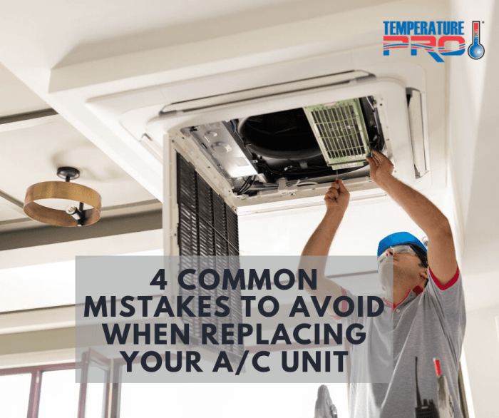 Common mistakes to avoid in AC maintenance