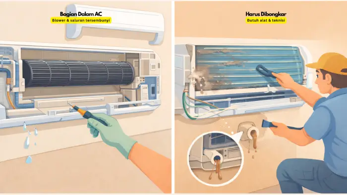 Cara Mencuci Filter AC Sendiri di Rumah dengan Benar